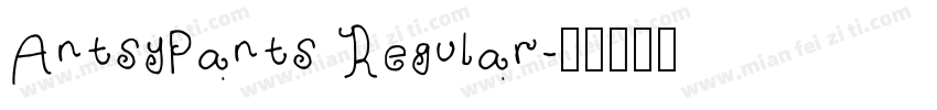 AntsyPants Regular字体转换